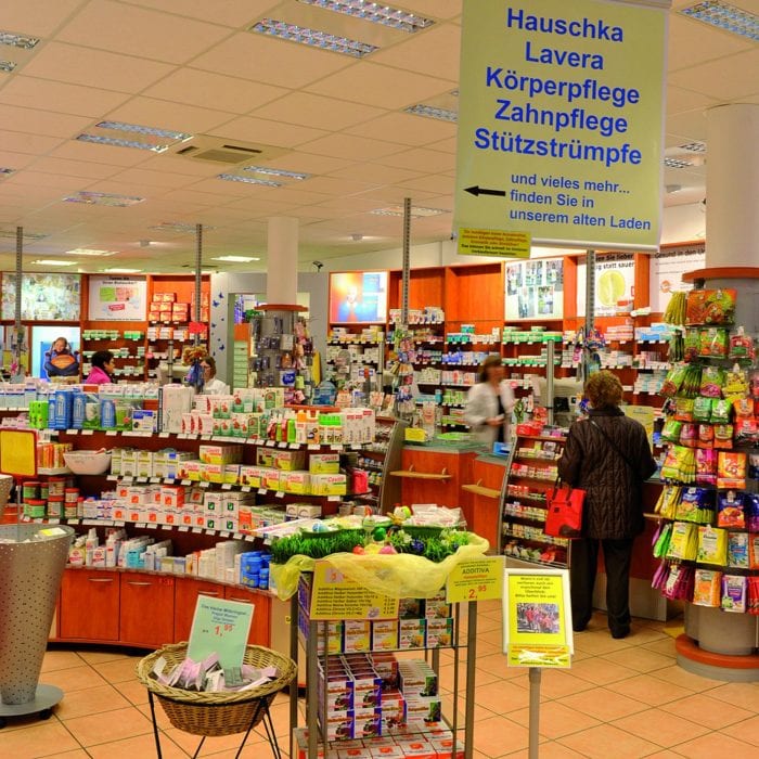 Hubertus Apotheke - Innenansicht