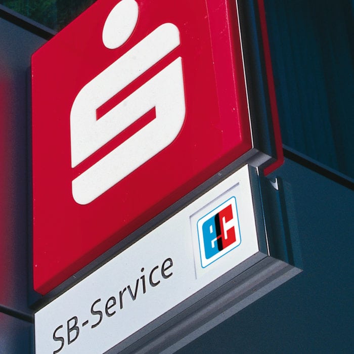 Sparkasse Göttingen - Schild Filiale