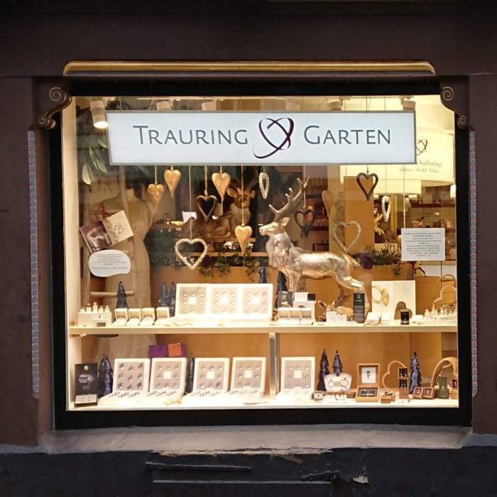 Trauring-Garten - Schaufenster
