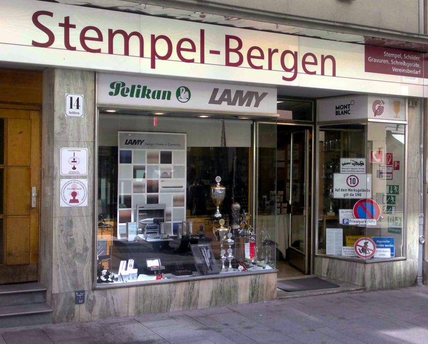 Stempel-Bergen - Ladenansicht